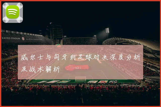威尔士与匈牙利足球对决深度分析及战术解析